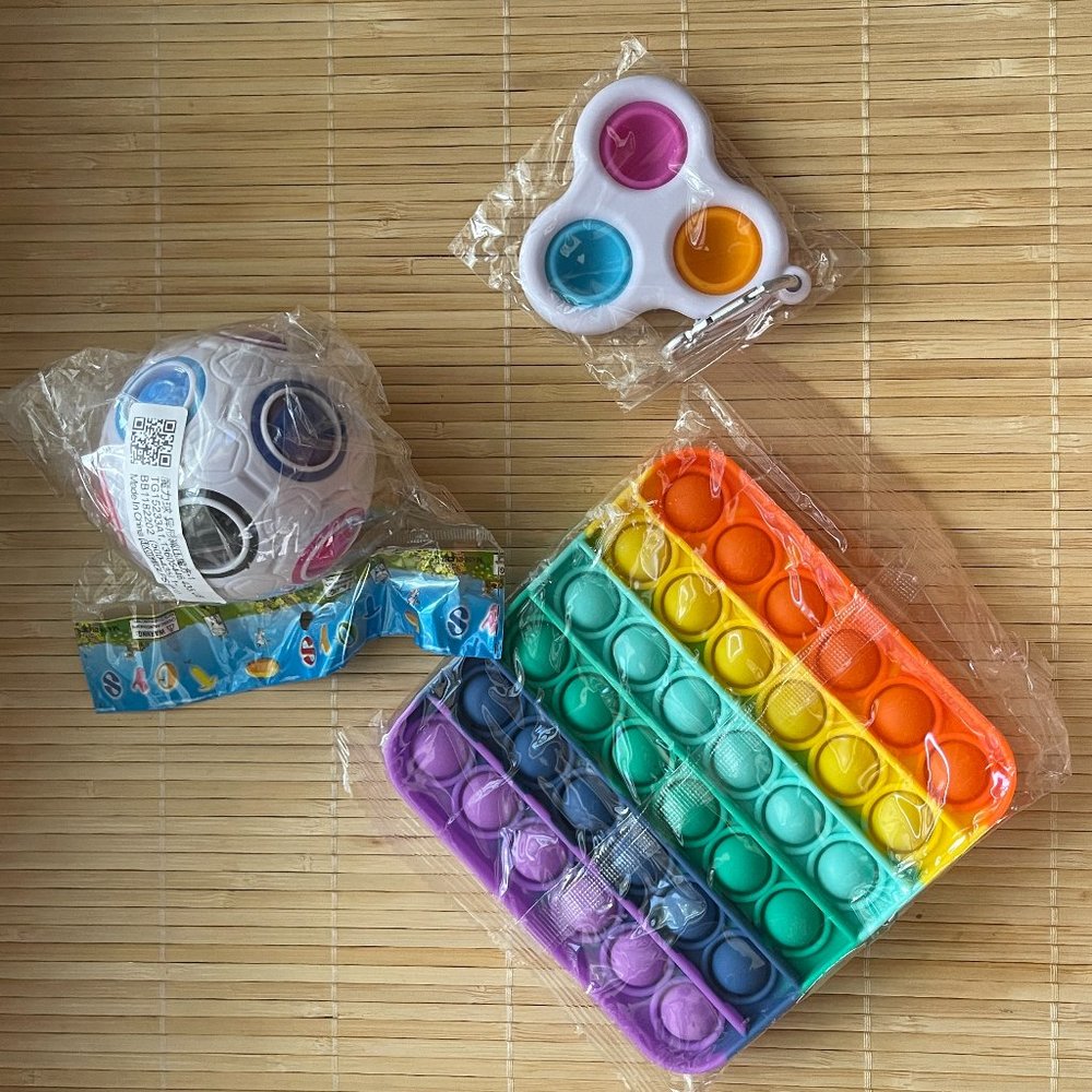Pop Fidget Sensory Toys For Kids (3pc)